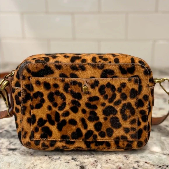 Madewell Animal Print Crossbody Bag - Picture 1 of 13